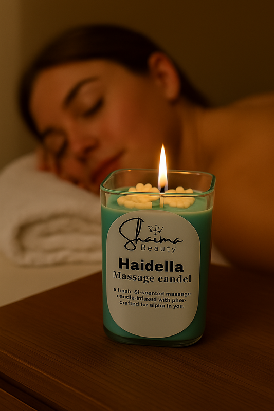 Haidella – شمعة مساج برائحة Si الفرمونية